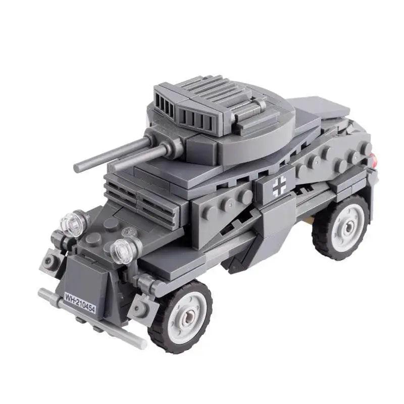 MOC Military Main Battle Tank Building Blocks WW2 Vehicle Gift Building Bricks MOC - ToylandEU