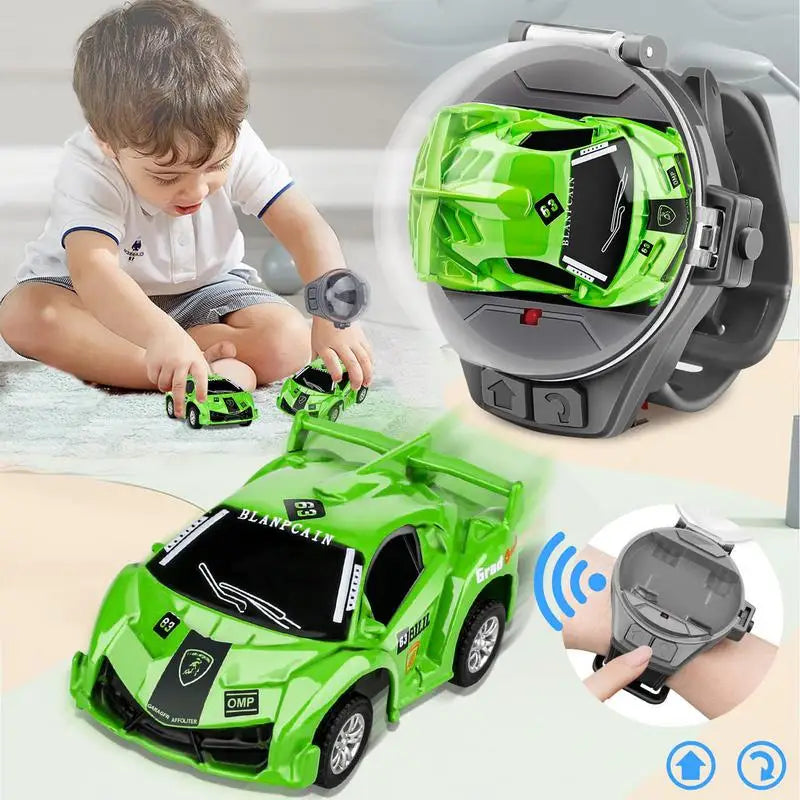 Remote-Controlled Mini Car Watch - USB Rechargeable Fun for Kids