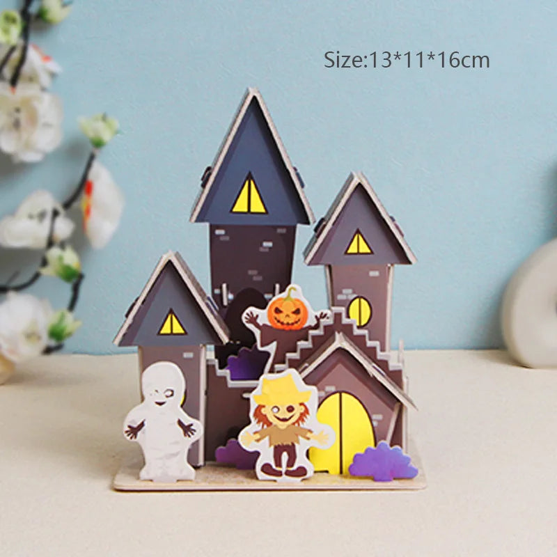 3D Puzzle | Castle Theme Model | Paper Cardboard Build | 21x14x1 cm