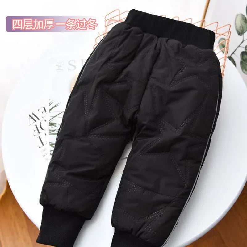 Kids Ski Pants | Waterproof Winter Fleece | Elastic Waist | Unisex Youth