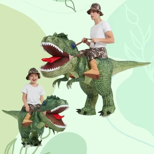 Roar into Fun: Inflatable T-Rex Costume for Halloween & Parties!