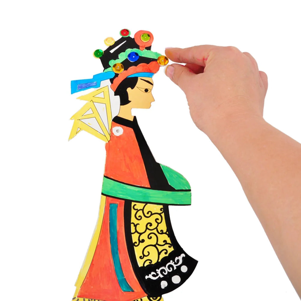 Chinese Shadow Puppetry Handmade Paper Theater for Kids - Traditional Puppet Toy - ToylandEU