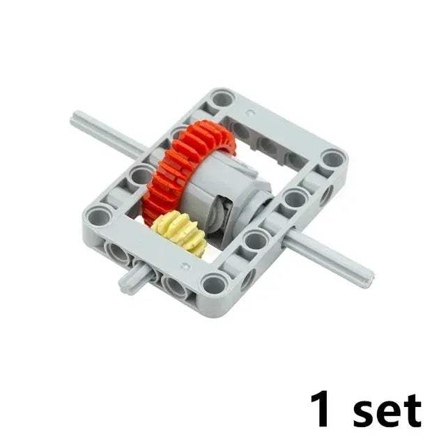 MOC Technical Tire Wheel Cross Hole Set Motorcycle Car Truck Wheels 44309 92402 32019 54120 11957 Construction Building Block - ToylandEU