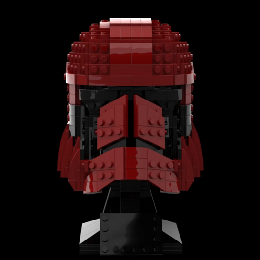 Building Blocks | Sith Trooper Helmet | Compatible With Lego | Age 14 Plus
