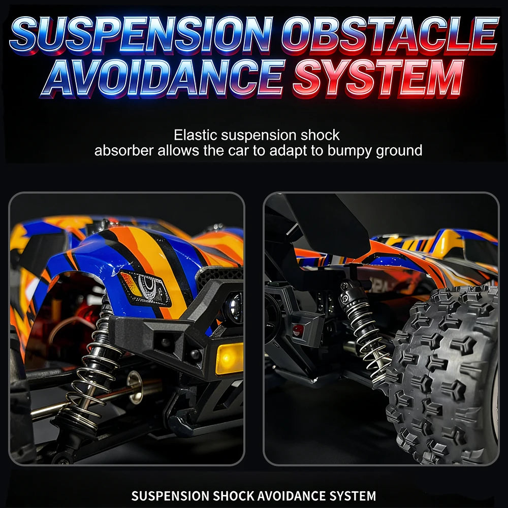 Brushless 1:14 RC Car 60KMH 4WD All Terrain Monster Truck