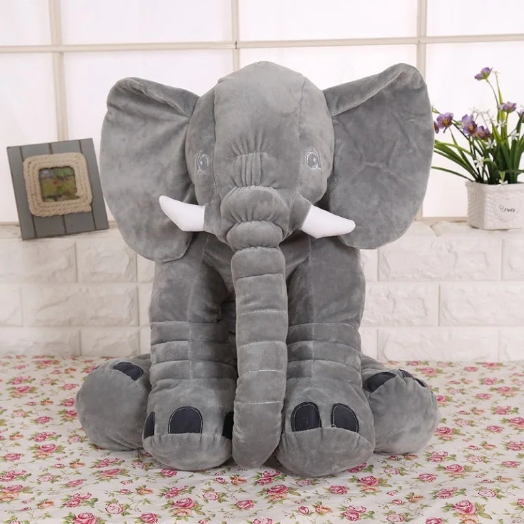 Elephant Plush Pillow for Babies Soft Sleeping Companion