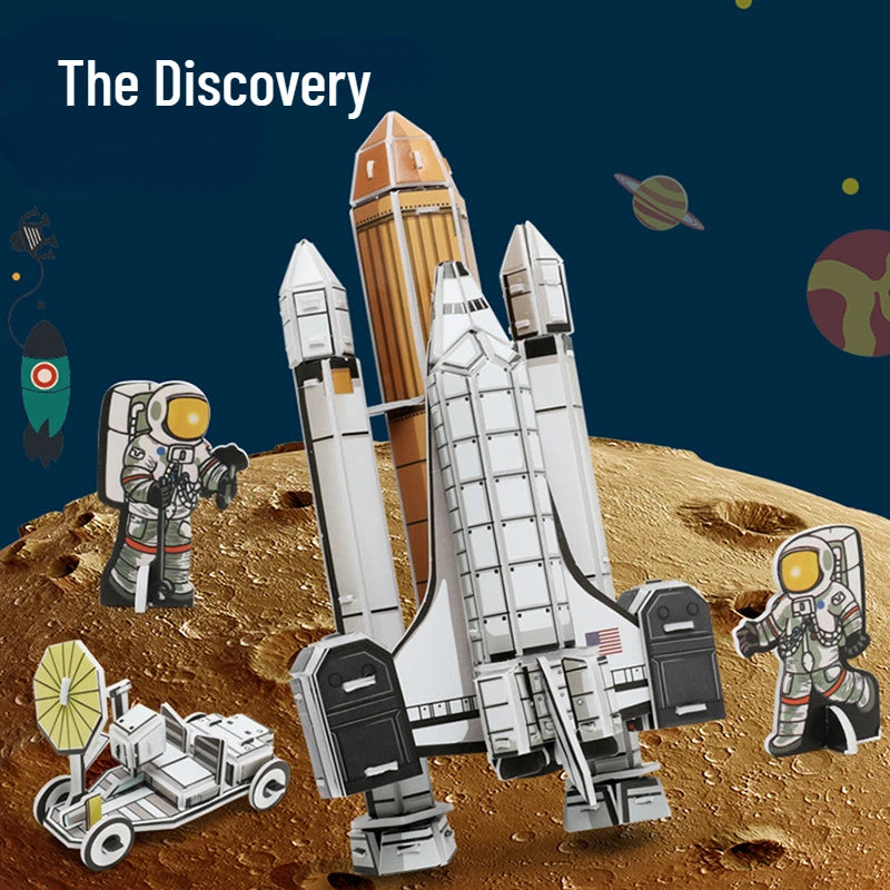 3D Puzzle | Space Model | Paper Craft DIY Kit | Multicolor