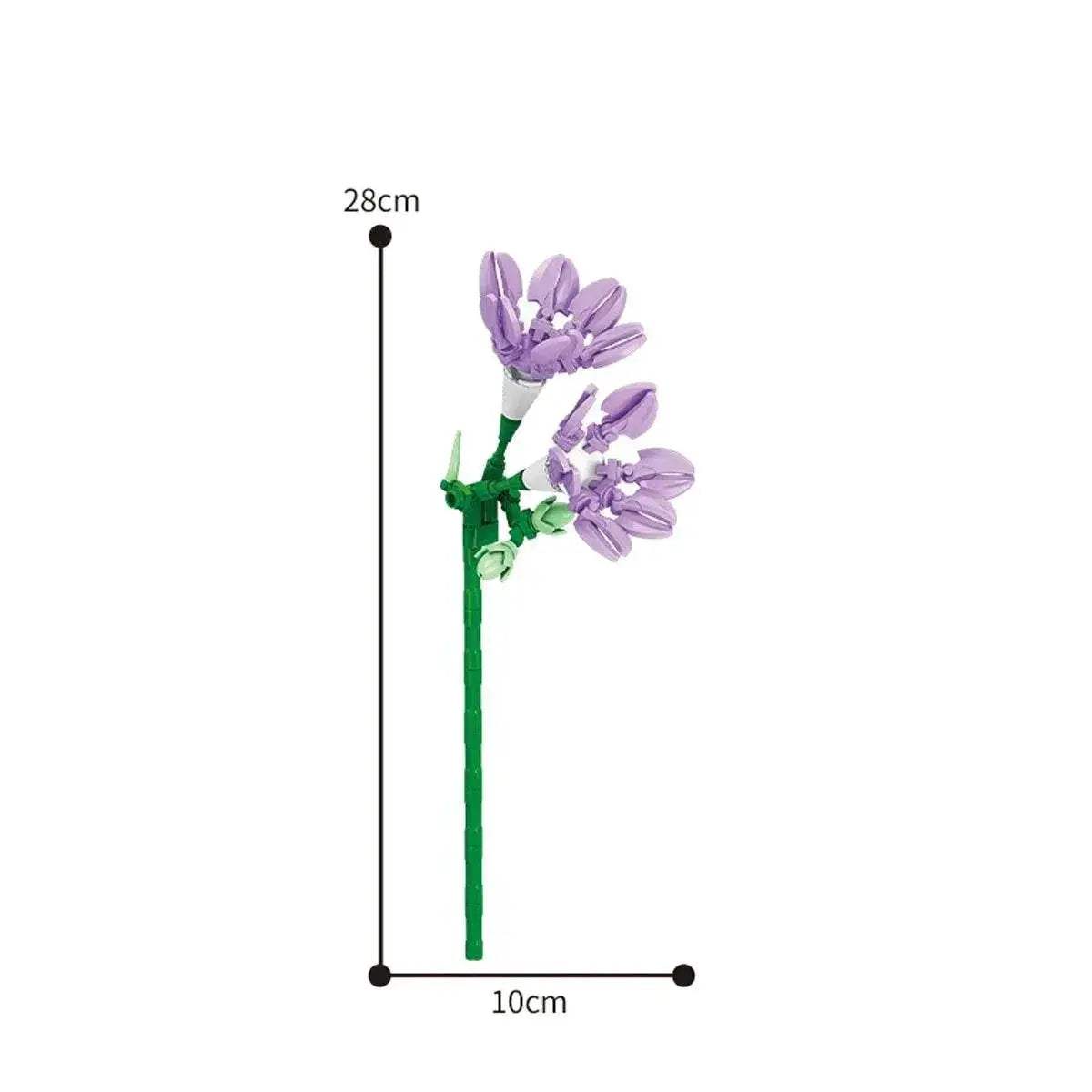 Eternal Block Flower Assembly Bouquet Desktop Decoration Toy - ToylandEU