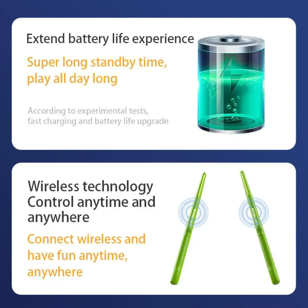 Portable Electronic Air Drum With Drumsticks For Beginners