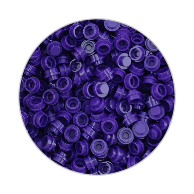 Building Block Plates | 1X1 Round Shape | Lego Compatible | Assorted Pack