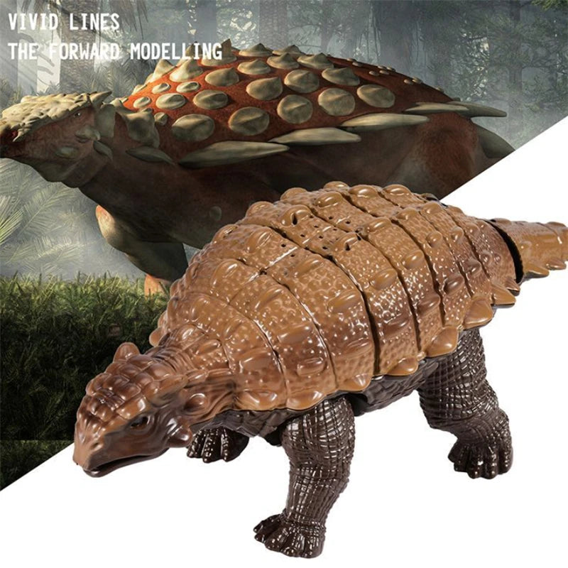 Remote Control Ankylosaurus Dinosaur Toy for Kids Aged 3-6