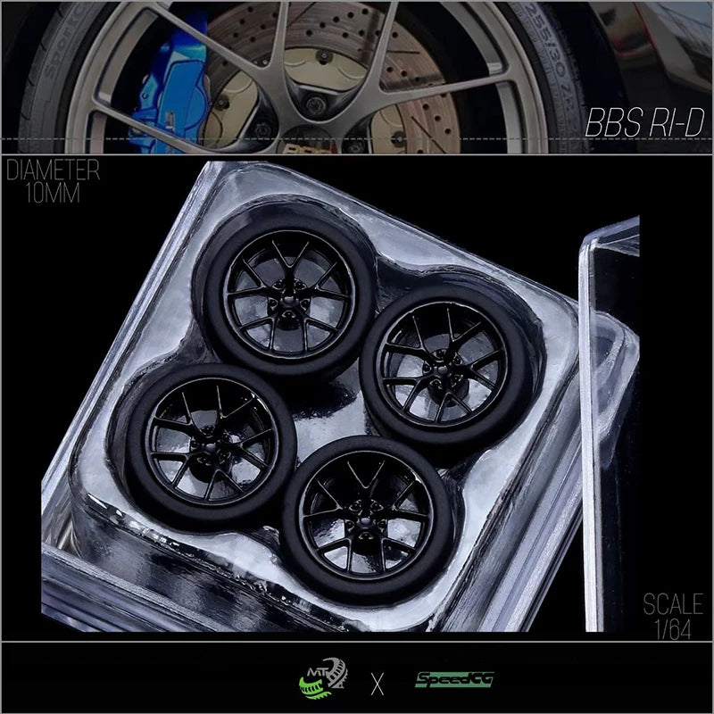 Diecast Wheels With Premium Rubber Tires For Hot Wheels Cars