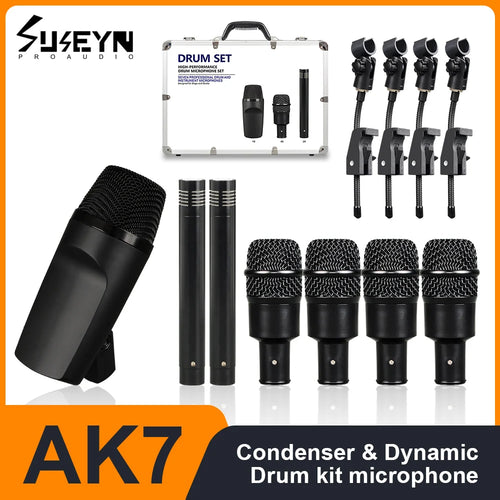 Seven-Piece Professional AK7 Drum Microphone Set for Indoor Use ToylandEU.com Toyland EU