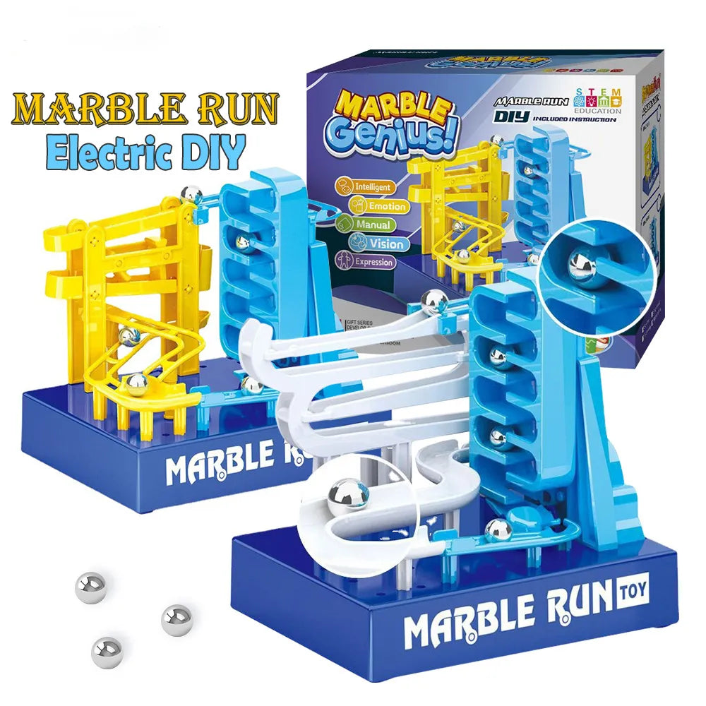 Marble Run Race Track Building Blocks Kit for Creative Play - ToylandEU