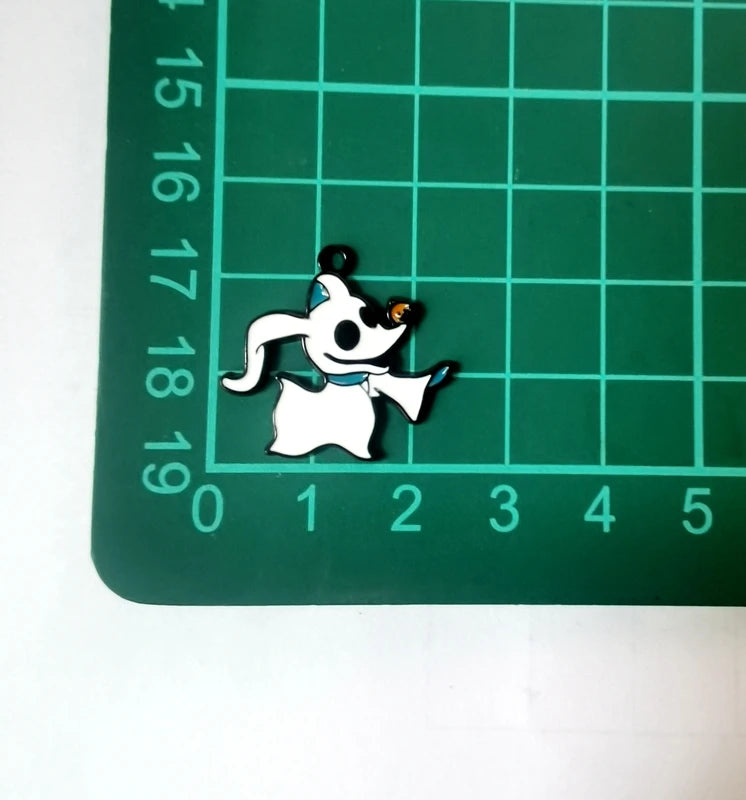 Halloween Pendant Charms | Metal | Keychain DIY | 10 Pieces