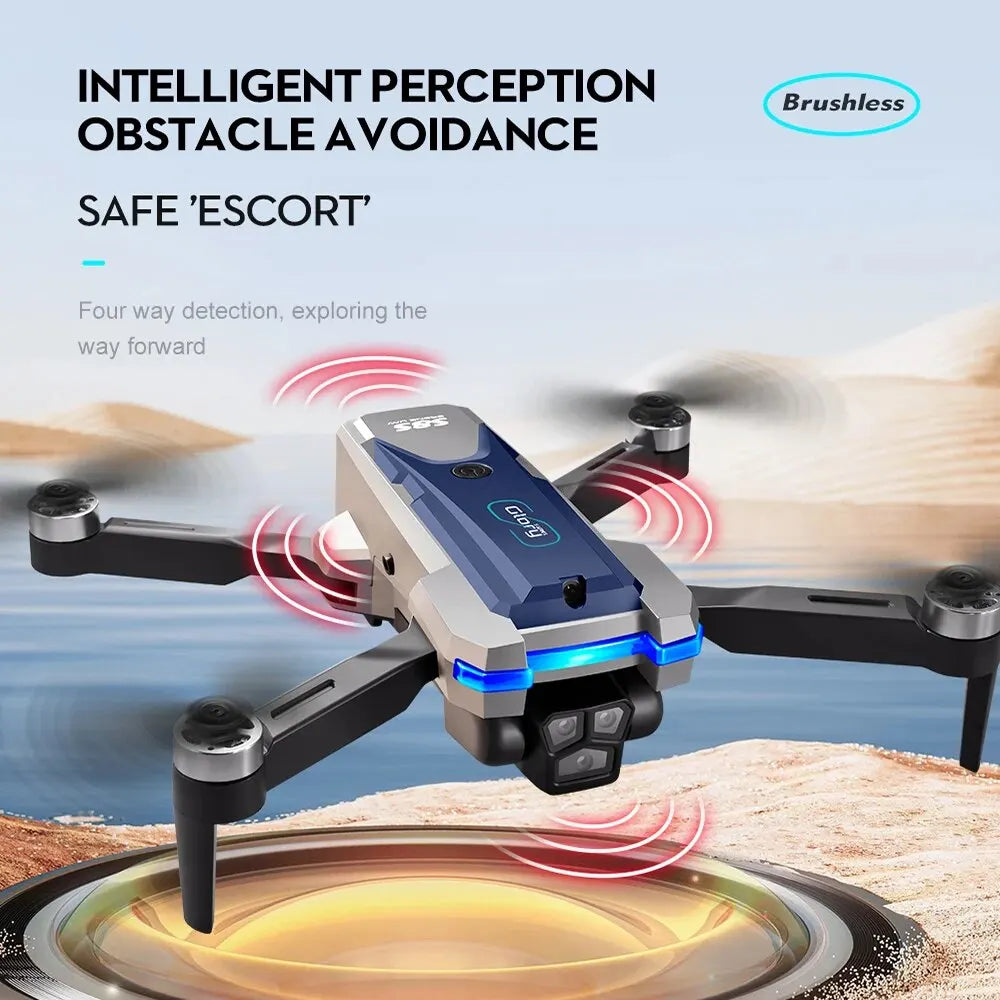 2023 S8S High-Definition Dual Camera Foldable RC Drone with Obstacle Avoidance - ToylandEU