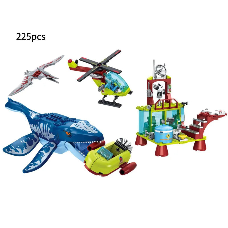 Jurassic World Mosasaurus Attack Bricks For Creative Play