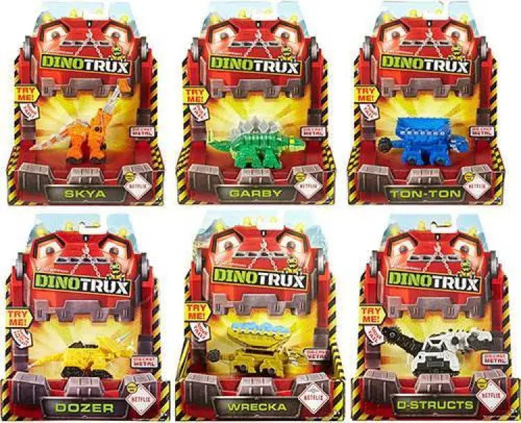 With Original Box Dinotrux Dinosaur Truck Removable Dinosaur Toy Car - ToylandEU