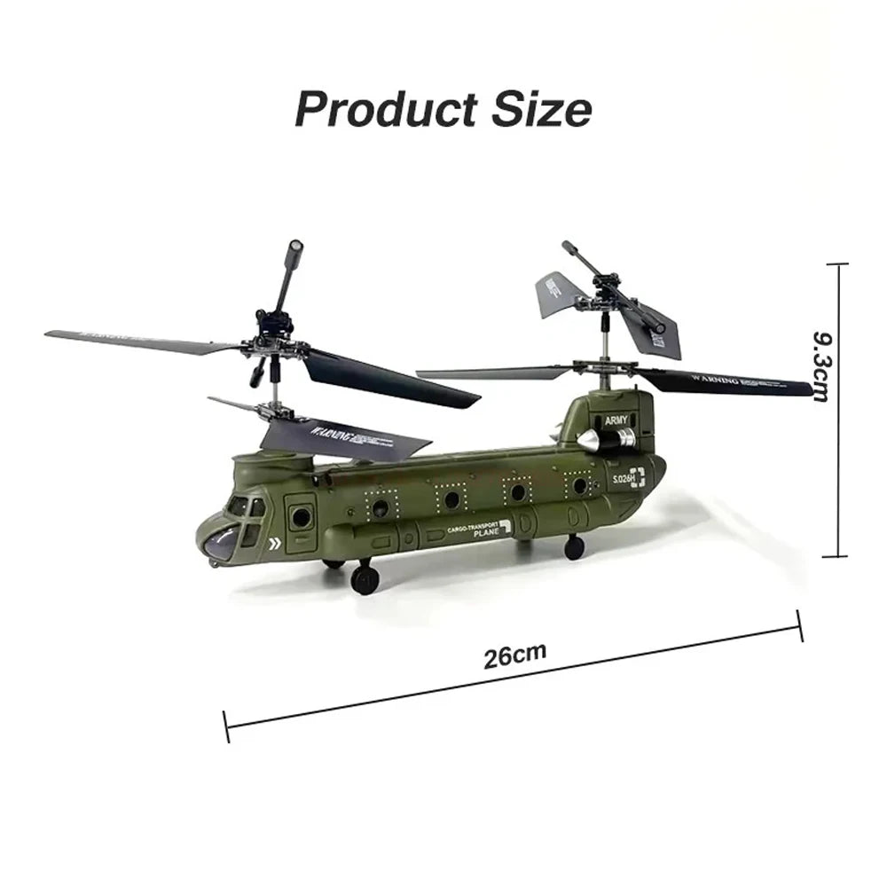 S026H Double-Propeller RC Helicopter: Fun Indoor Flying Adventure!