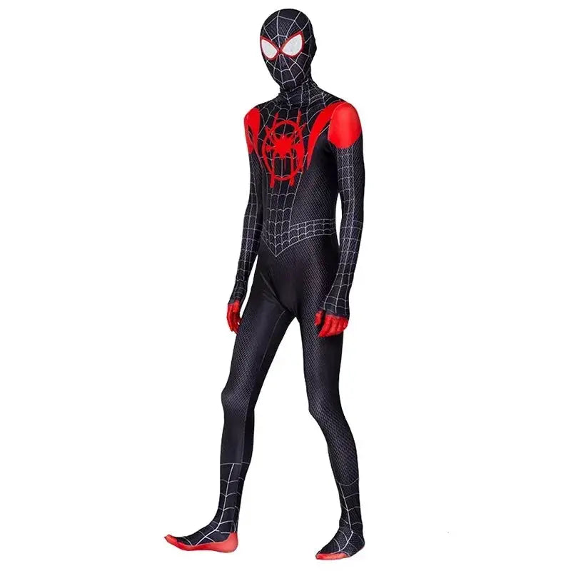 Spiderman Costume Spider Man Black Panther Iron Man Spider Gwen Cosplay Zentai Jumpsuit Bodysuit Halloween Costume Adult Child - ToylandEU