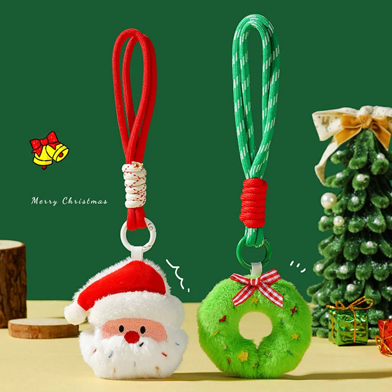 Christmas Plush Ornament | Santa Claus Snowman | Soft Touch Design