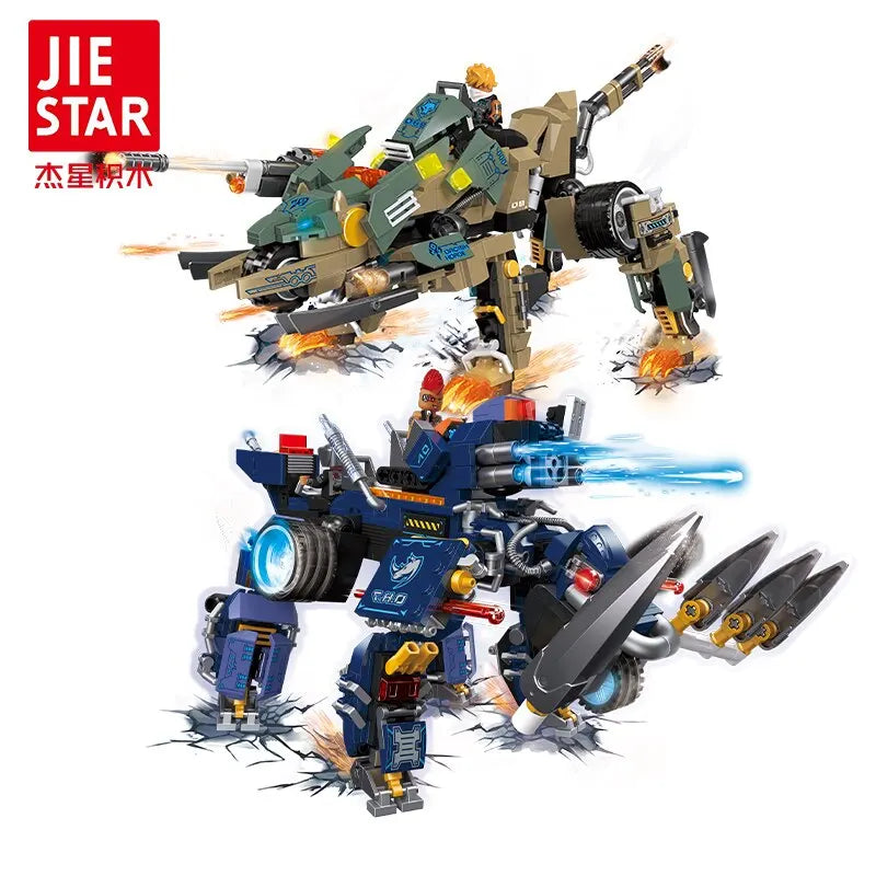 Small Particle DIY Construction Mecha Building Blocks - ToylandEU