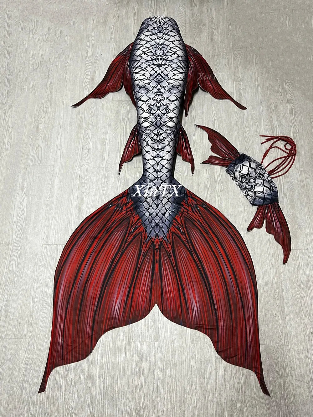 Mermaid Tail Swimsuit | Monofin Optional | Polyester Elastane | Adult