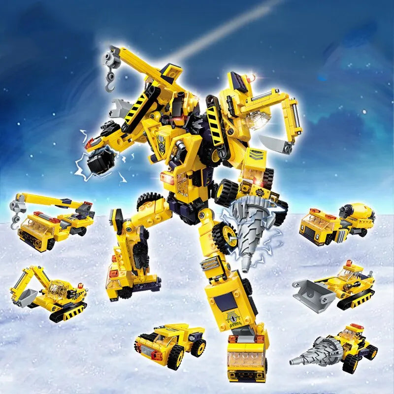 6 In 1 Adaptable Robot Building Blocks Kits - ToylandEU