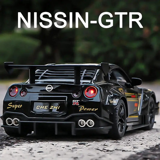 1:24 Skyline Ares GTR R35 Diecasts & Toy Vehicles Metal Toy Car Model High Simulation Pull Back Collection Kids Toys - ToylandEU