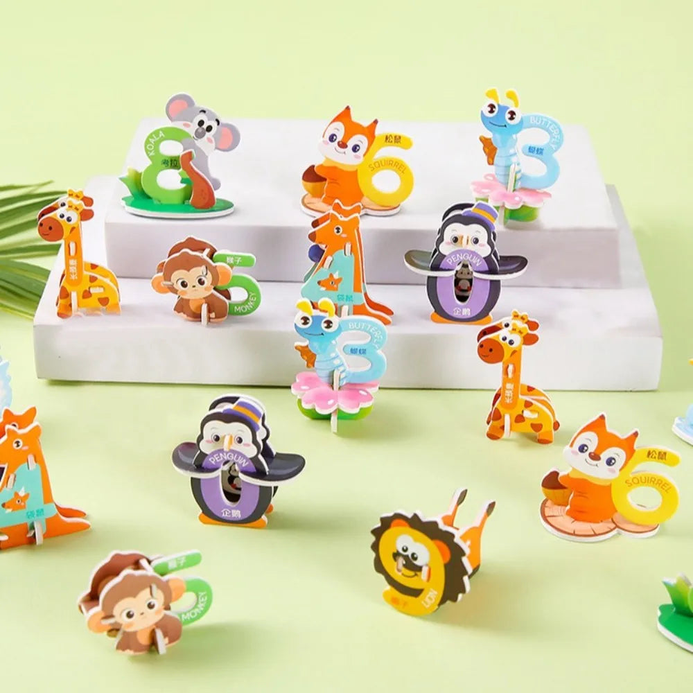 Paper Jigsaw Puzzles | 3D Educational Toy | Early Education | 30 Pieces