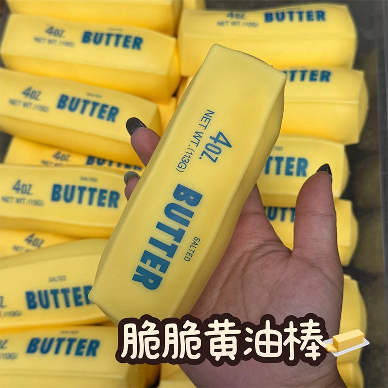 Fidget Toy | Crunchy Butter Fill | Squeezable Stress Relief | Hand Sized