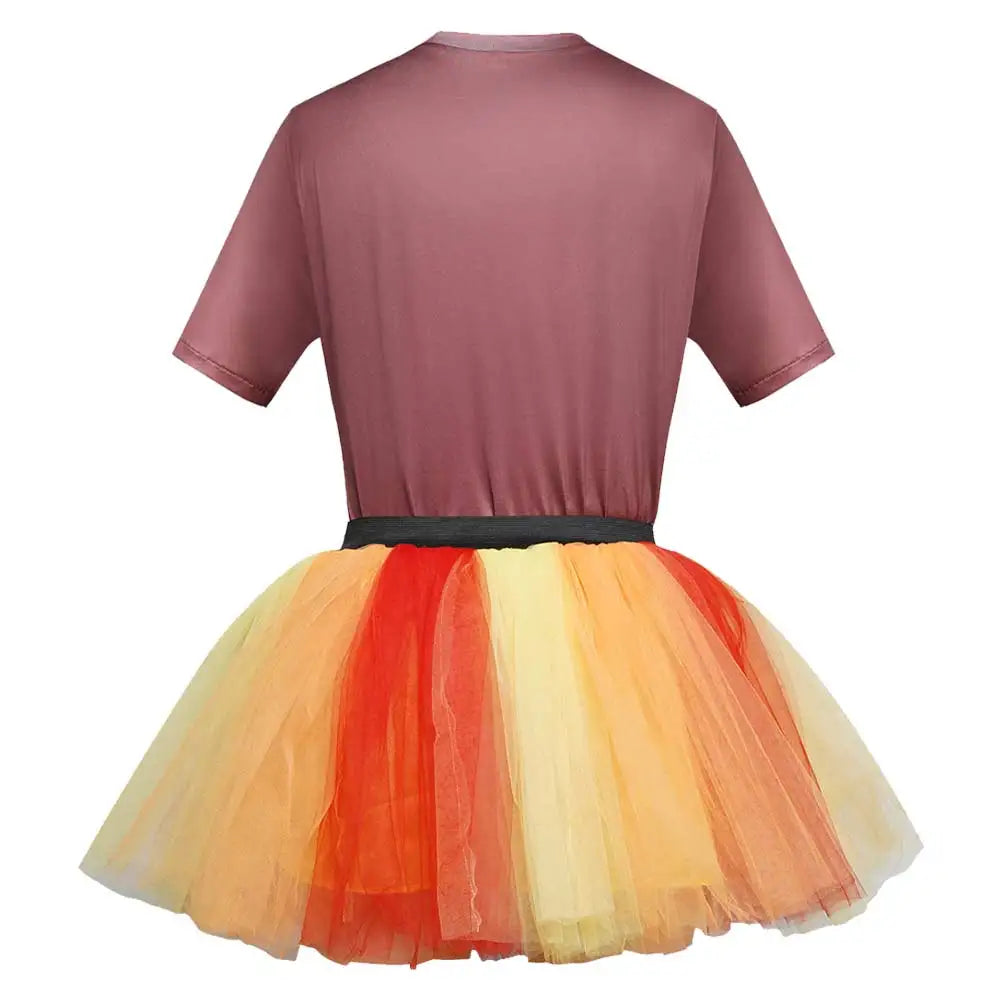 Thanksgiving Turkey Tutu Dress for Kids with Headband - Festive Fun!