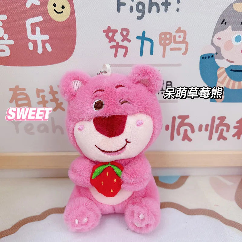 Plush Keychain | Lotso Bear Design | Backpack Charm | One Size