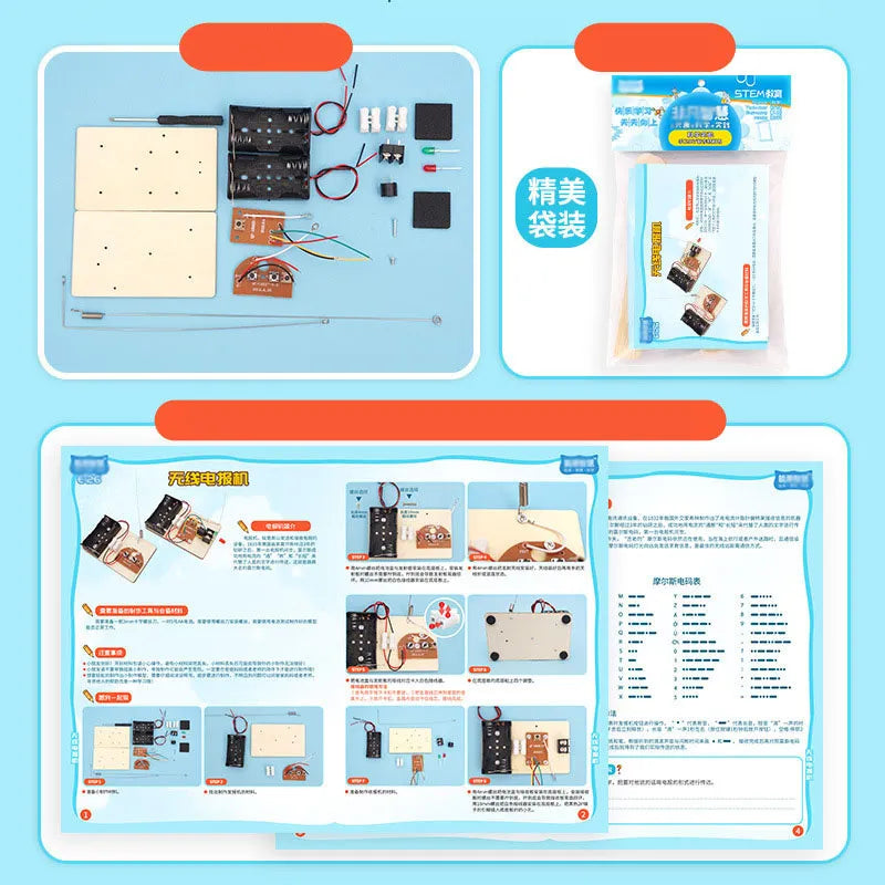 DIY Telegraph Machine Kit for Kids' STEM Education - ToylandEU