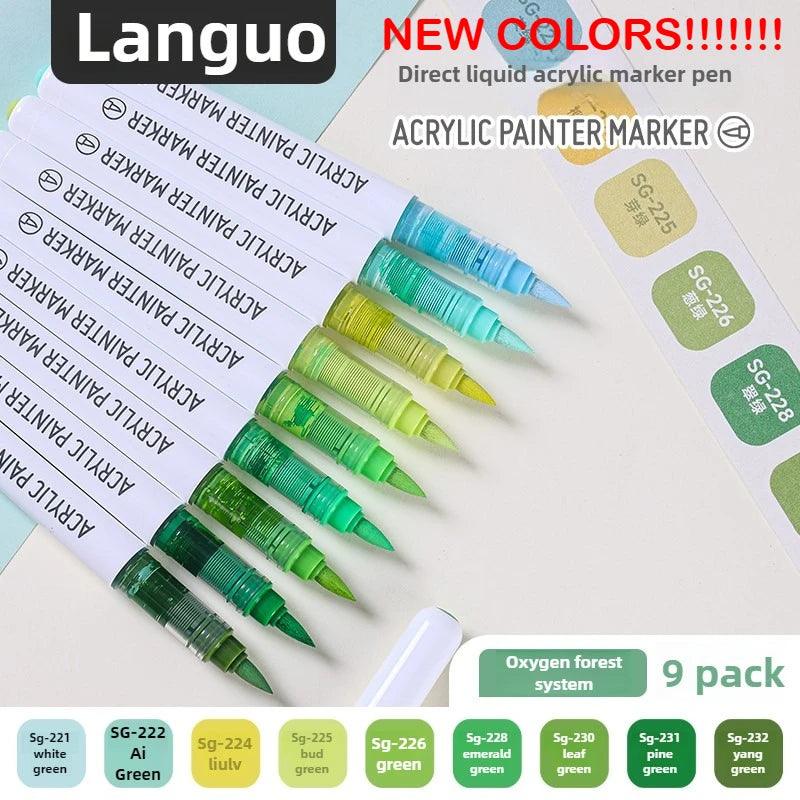 Acrylic Markers | Soft Brush Tip | Toylandeu™
