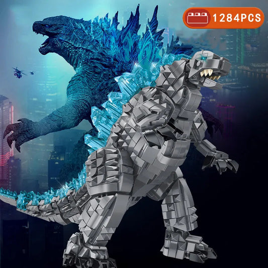 Creative Monster Godzilla Building Blocks with Mechanical Features - ToylandEU