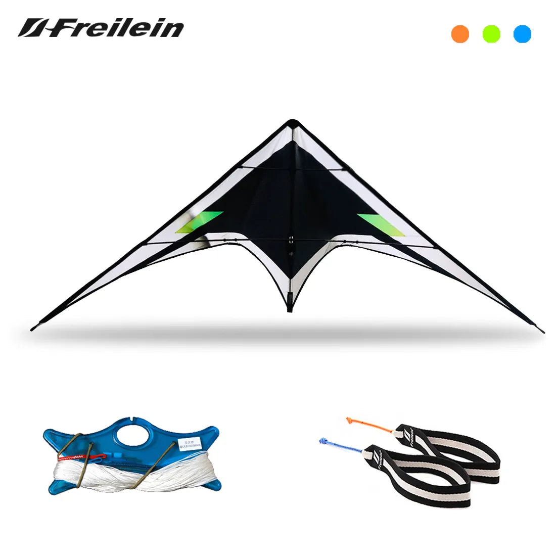 Black Feather Professional 2.4m Dual Line Stunt Kite