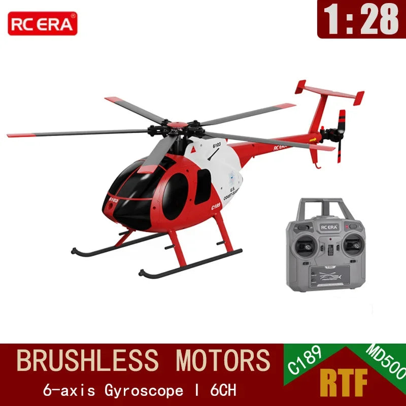 Rc Era 1:28 C189 Bird Rc Helicopter Tusk Md500 Dual Brushless Toyland EU