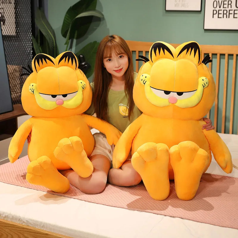 Large Garfield Plush For Fans With Cute Kawaii Design