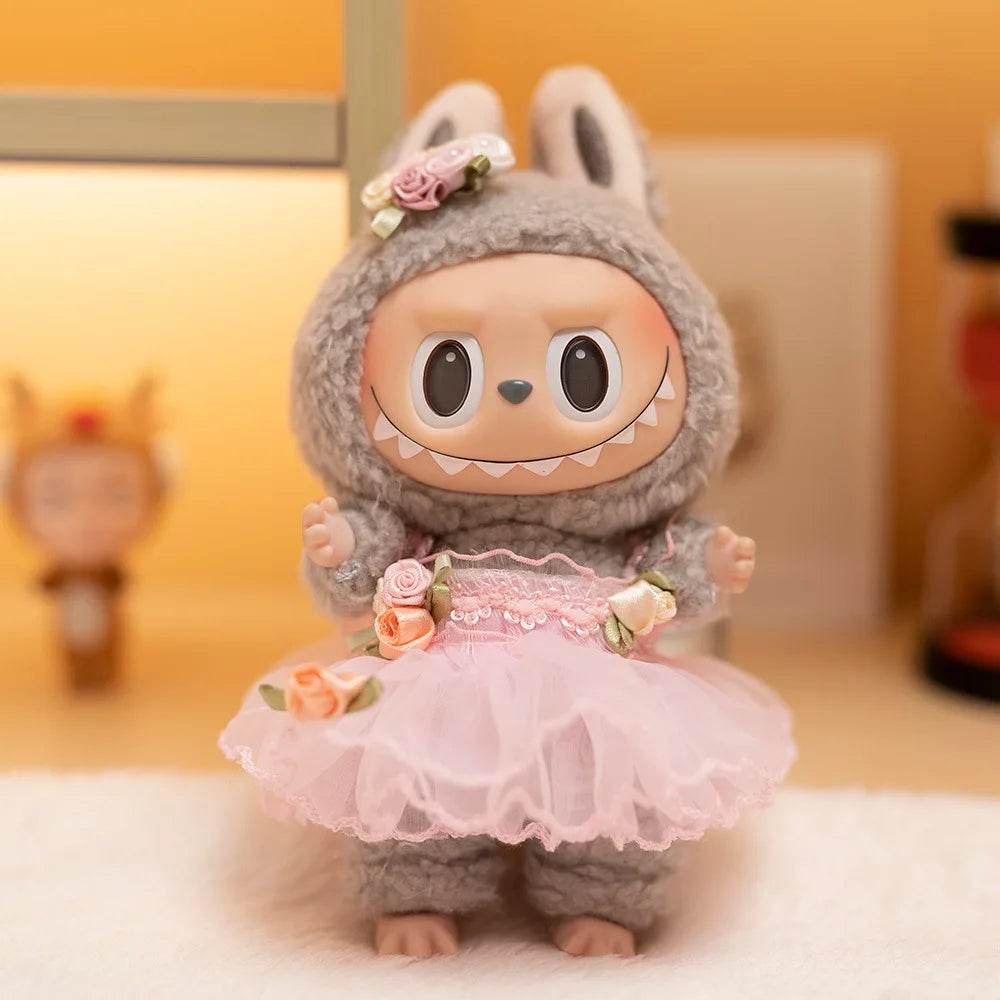 Soft Fabric Doll Clothing Set with Colorful Accessories for 17cm Labubu Dolls Labubu - ToylandEU