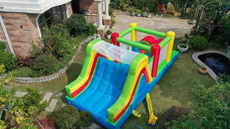 Ultimate Kids Inflatable Bounce House with Slide - Fun Backyard Adventure!