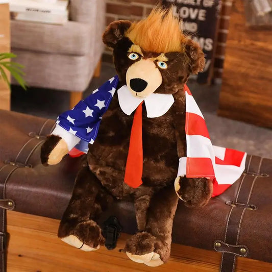 Kawaiis Collectible Trump Bear Plush - Adorable Gift for All Ages