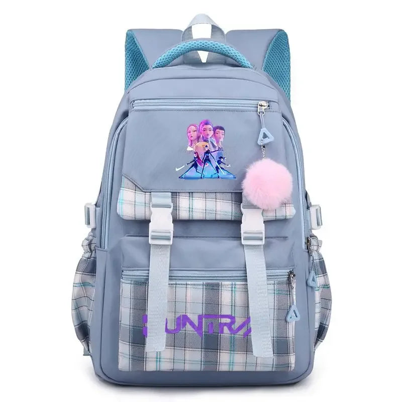 Anime Demon Hunters Backpack Large Capacity Unisex School Bag - ToylandEU