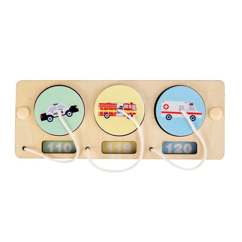 Montessori Busy Board DIY Accessories Early Learning Toy Matching Puzzle Kindergarten Education Hourgla Shoe Maze Brain Game Toy - ToylandEU