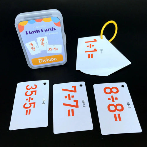 Kids Math Learning Cards Mathematics Card Multiplication Division ToylandEU.com Toyland EU