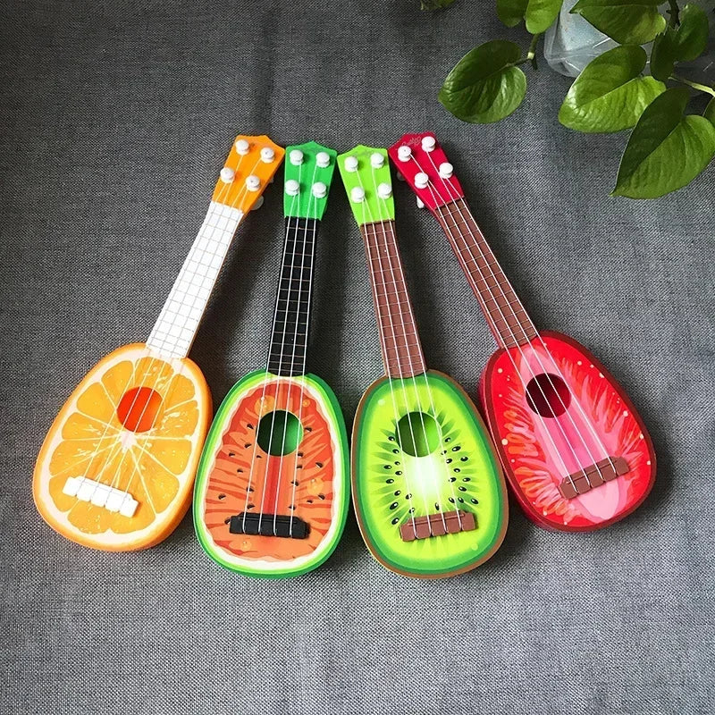 Fruit Style 4 String Playable Music Toy Simulation Guitar Ukulele for Children - ToylandEU