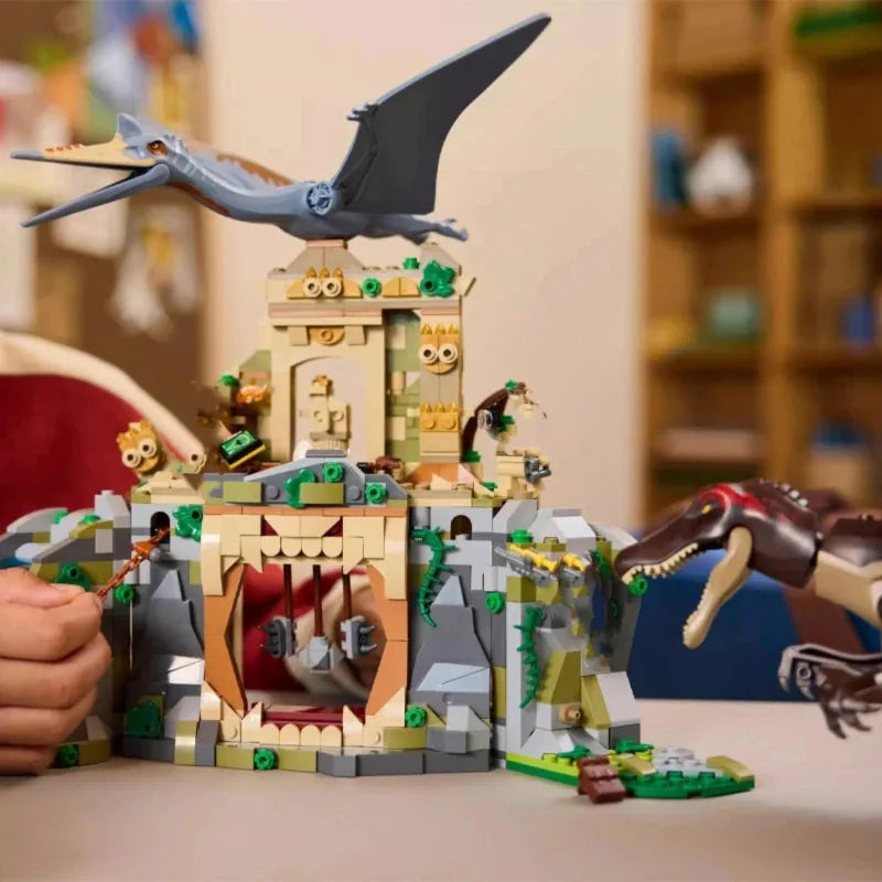 Dinosaur Air Mission Building Blocks Set Compatible MOC