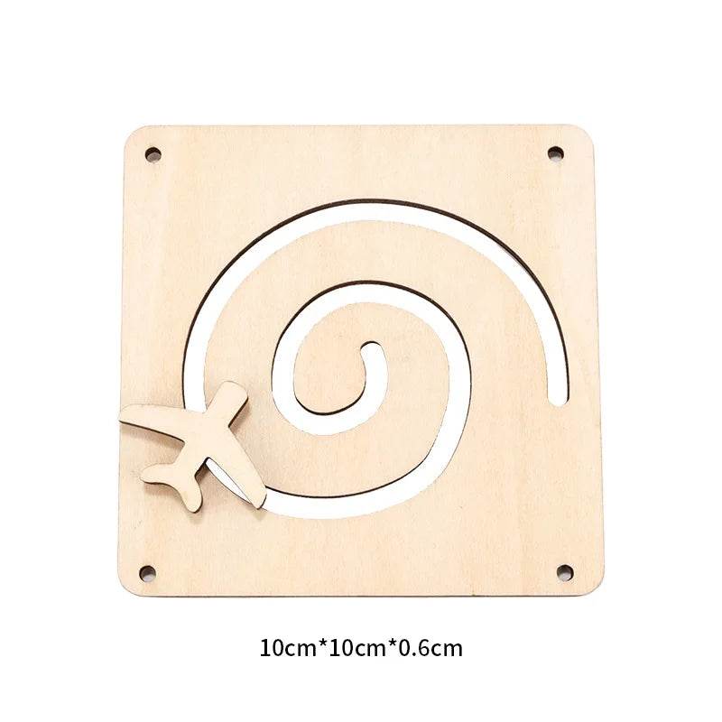 Busy Board Diy Material Accessories Montessori Teaching Aids Baby Early Education Learning Skill Toy Part Wooden Board Games - ToylandEU