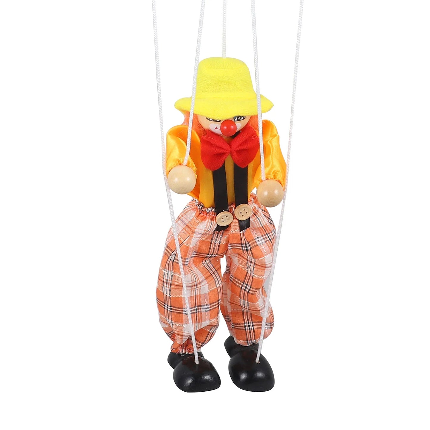 Marionette Puppet Theater Wood with Cloth Material for Children's Play - ToylandEU