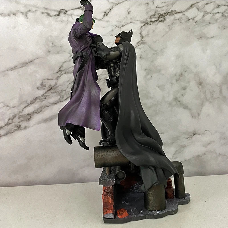 Batman Action Figure With Joker Battle Statue Premium Collectible